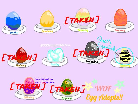 WOF Egg Adopts!! (update) 1 1 1