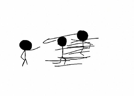 stickman barrage test 1