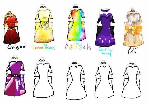 re:re:🏵design a dress🏵  1