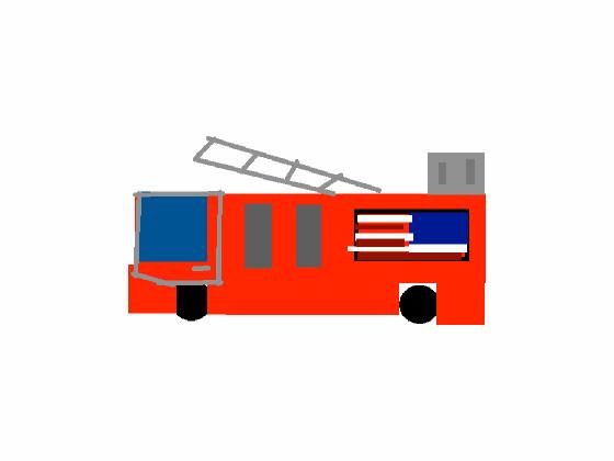 Fire truck drawing