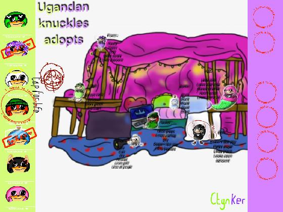 re:Ugandan Knuckles adopts! by Ctynker!