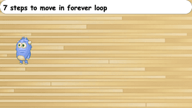 Movement of steps