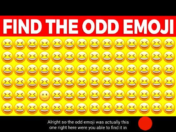 Spot the different emoji