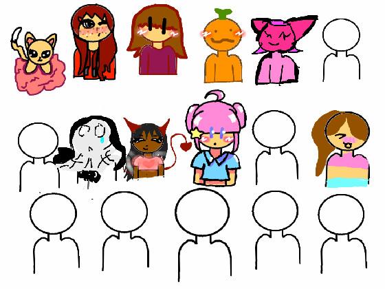 re:add your oc i made the bases originally created by TayGachaGirl1274! 2 1 1 1