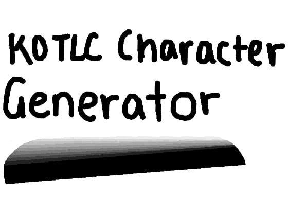 Character Generator KOTLC