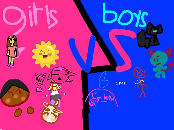 Girls vs boys 1