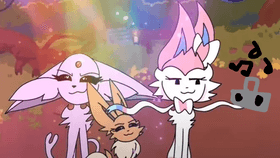 Eevee, Syleon, and Espeon DANCE!!!