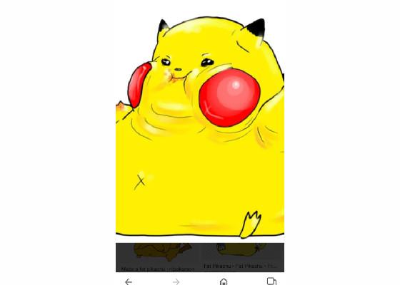 fat pikachu (art on google)