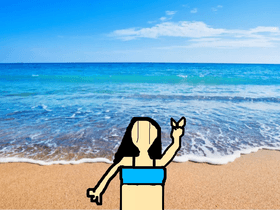 Add your OC on the beach