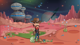 Cowboy in space