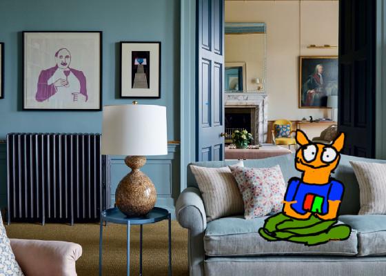 Add your oc in living room