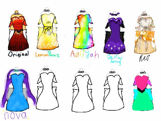 re:re:🏵design a dress🏵  1