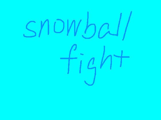 snowball fight