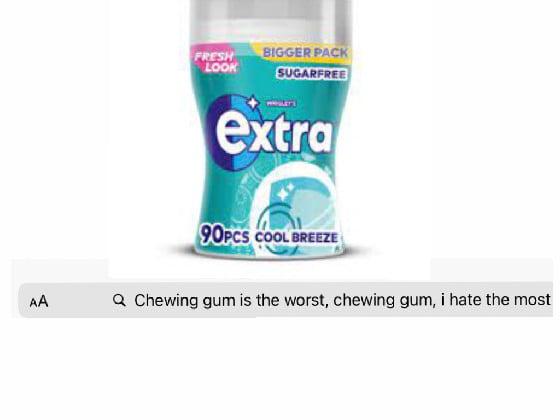 My Chewing Gum Rhyme