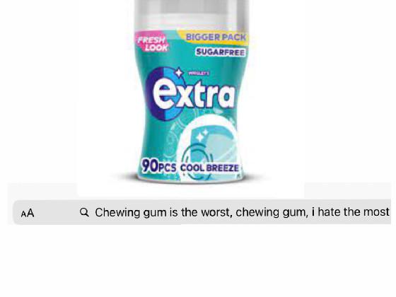 My Chewing Gum Rhyme