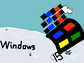 WINDOWS 95 falling