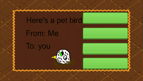Virtual bird pet