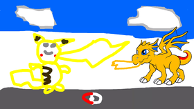 charizard vs pikachu