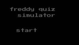 freddy quiz simulator 1