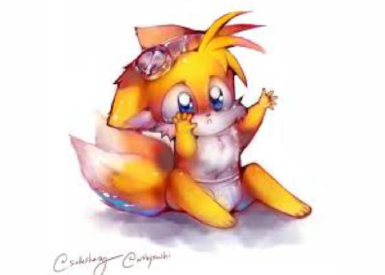 Sad baby tails:( (fanart)