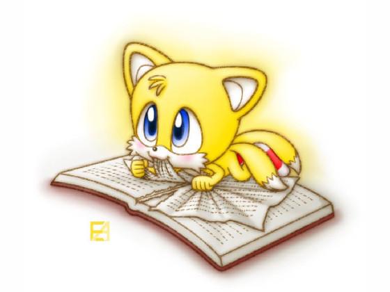 Hungry baby tails fanart