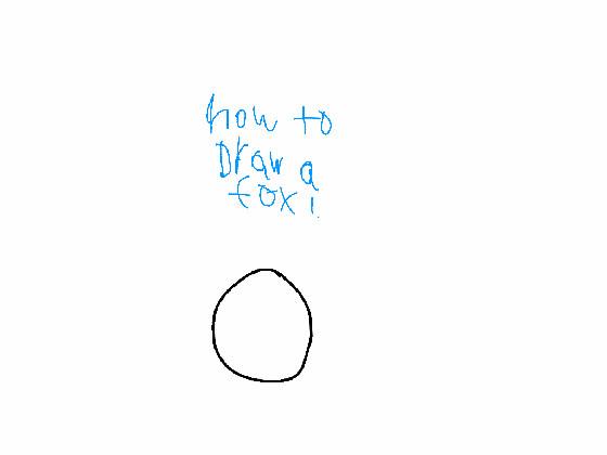 how to draw a fox