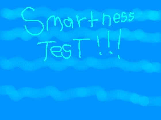 Smartness Test