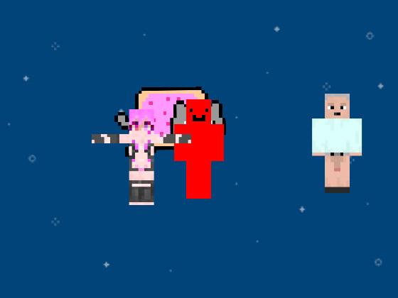 Nyon cat punches Red Man 1