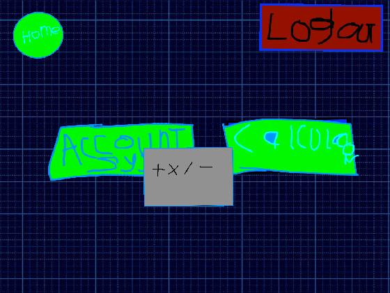 Account system and calculator