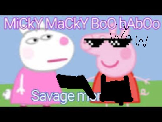 Peppa Pig Miki Maki Boo Ba Boo Song HILARIOUS  1 1 1 2 1
