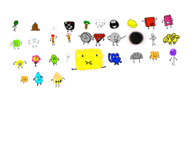 BFDI, Characters! 1