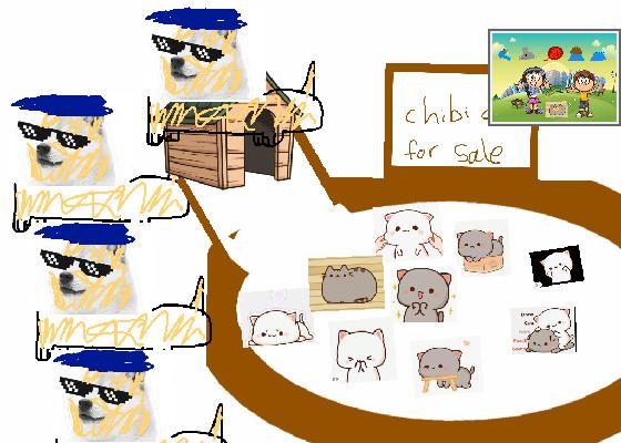 Chibi cats for sale