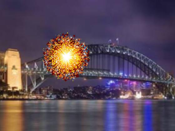 sydney harbour fireworks 1