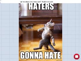 haters gonna hate