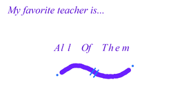 Thank You World Teachers'