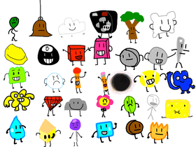 BFDI, Characters!