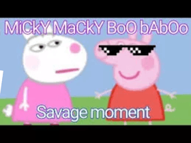 sus = savage peppa pig