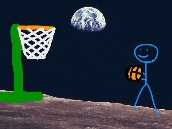 basket ball (tap the net)