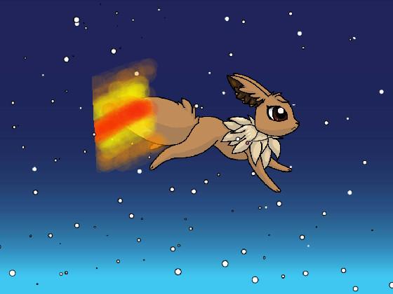 eevee in the stars