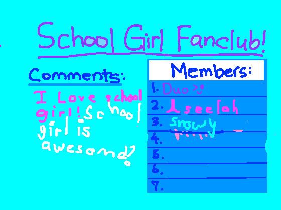 School Girl Fanclub 1 1 1