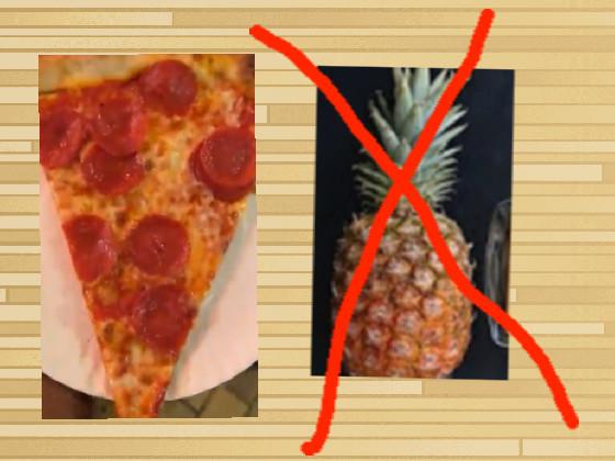 Pineapple on pizze