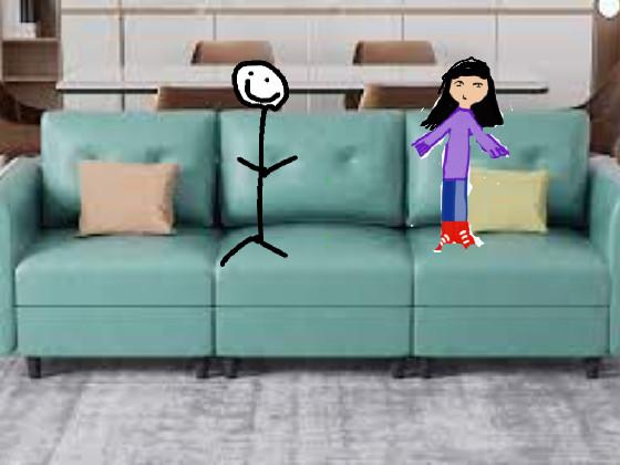 Add your Oc on couch 1