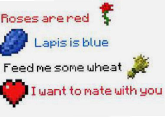 minecraft poem