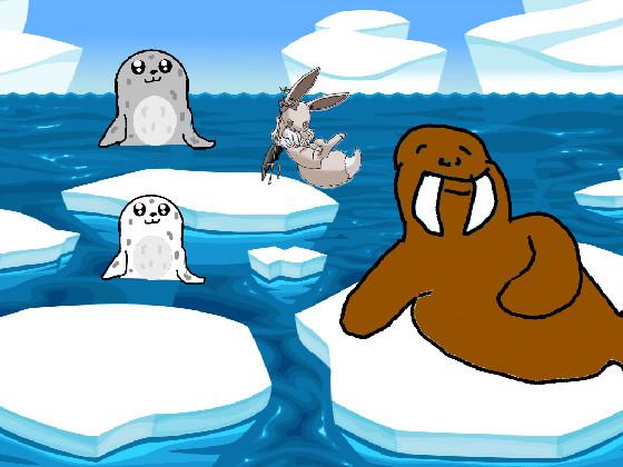 Seals and Walrus with eevee