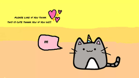 Give Likes to Pusheen Cat!!!