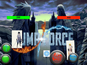 Jump Force Sasuke vs Naruto 