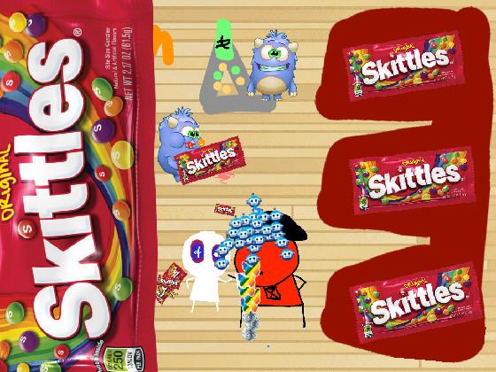 give me some skittles yummy