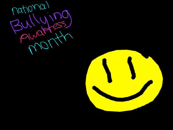 National bullying awarness month