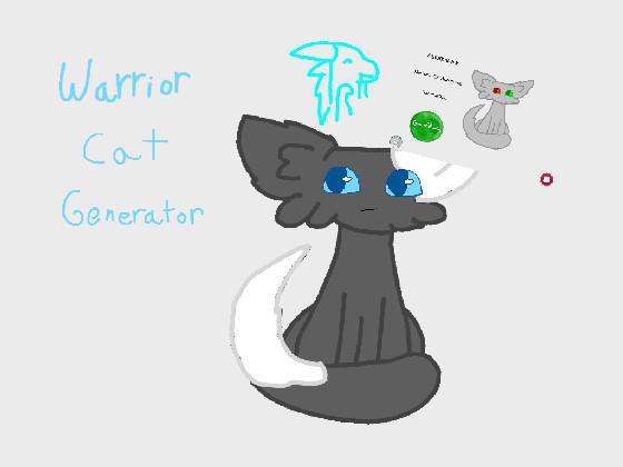 Re: Warrior Cat Generator (V.1.0)