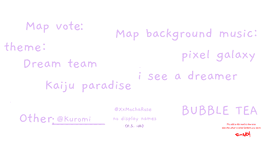 (kumori no)Map vote!